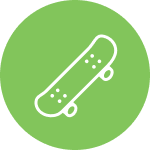 Skateboard icon